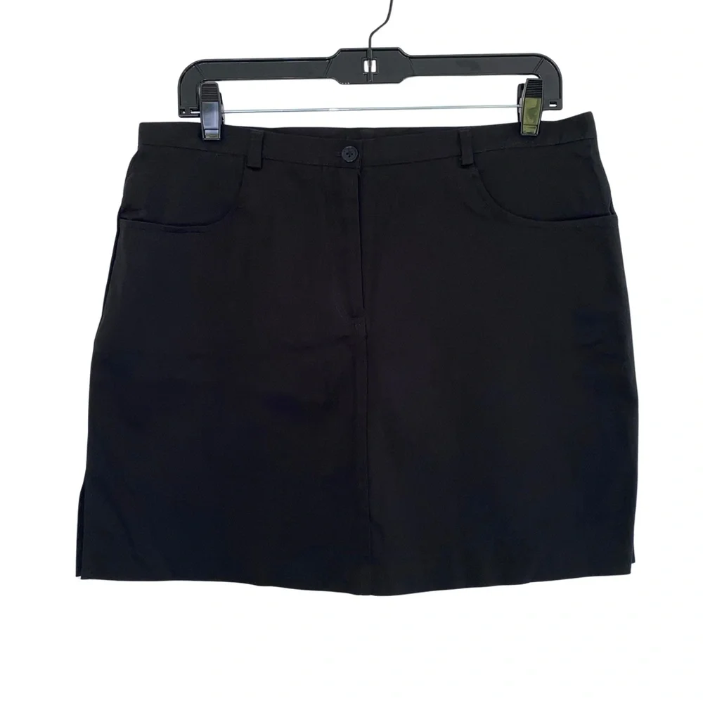 Vintage Deadstock 90s Y2K ILU Black Skirt 13